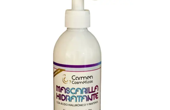 Carmen Cosméticos Mascarilla Hidratante con Ácido Hialurónico y Pantenol 250ml
